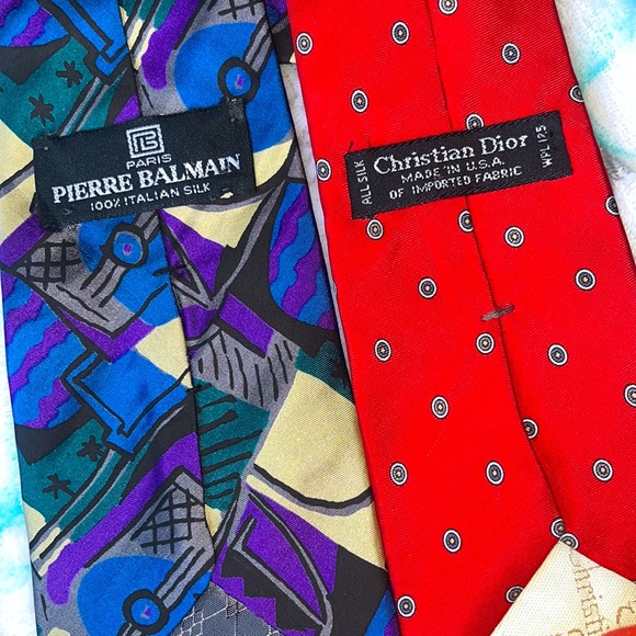 Christian Dior and Balmain Tie - Picture 3 of 3